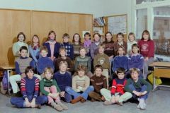 Klassenfoto Primar Oberdorf, Fr. Däster, 1981