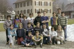Klassenfoto Primar Dorf, Emil Kägi, 1985