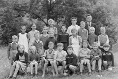 Klassenfoto Primar Tanne, Hr. Rudolf Bosshard, 1948