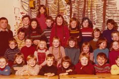 Klassenfoto Primar Berg, ca 1972, Detail Klassenfoto Primar Berg, ca 1972, Detail
