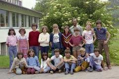 Klassenfoto Primar Maiwinkel, Matthias Hug, 1981 Klassenfoto Primar Maiwinkel, Matthias Hug, 1981