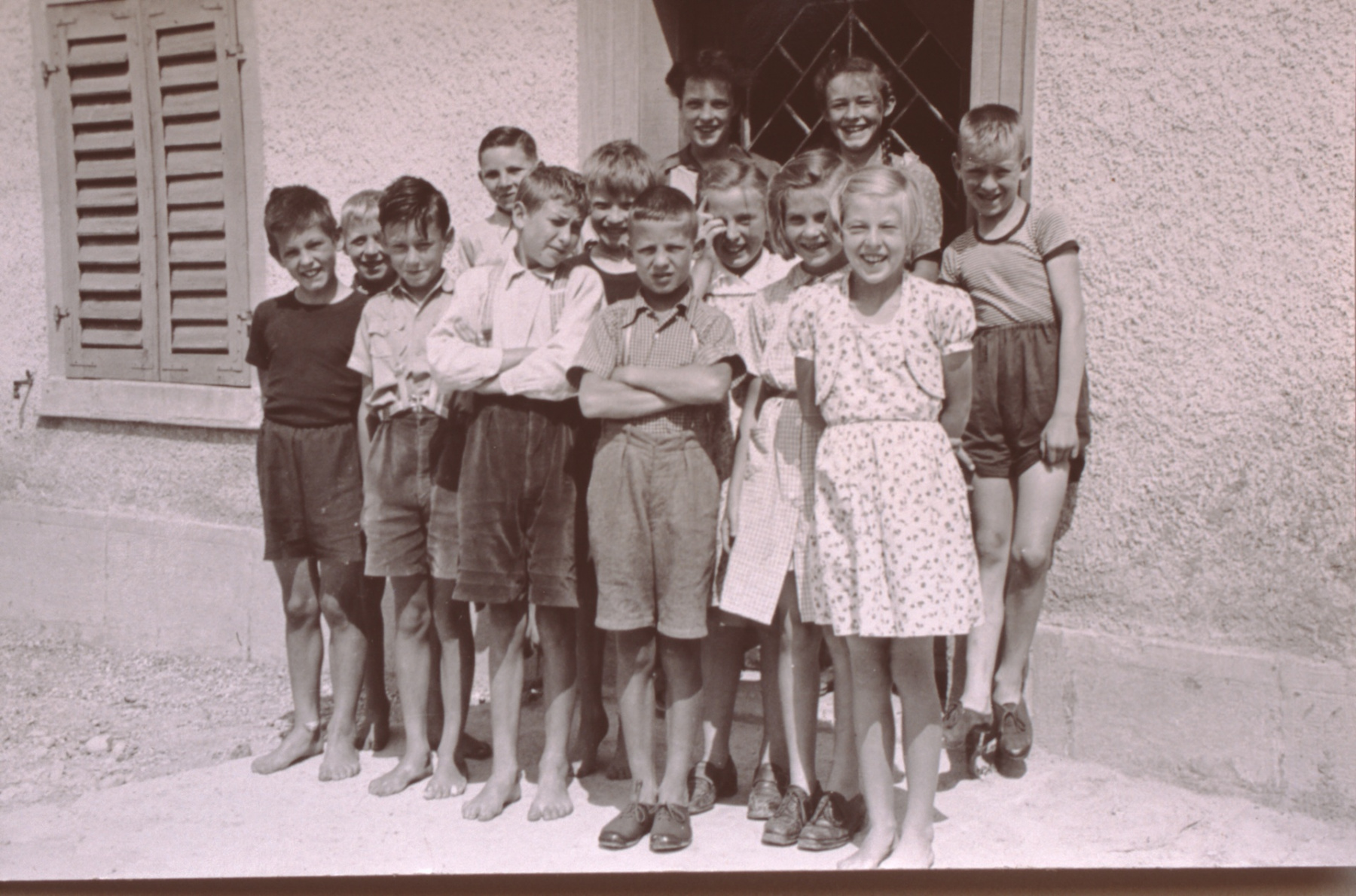 Primarschule Bettswil, 4.-6 Klasse im Sommer 1953 (erster Mittelstufen-Klassenzug von Jörg Albrecht)