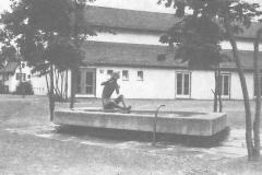 Der schöne Schulhausbrunnen in Bäretswil