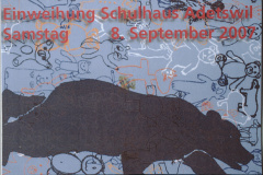 Erweiterung Schulhaus Adetswil, Broschüre zur Einweihung