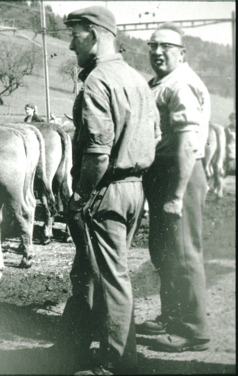 Sigrist und Landwirt Jakob Walder, Viehprämierung