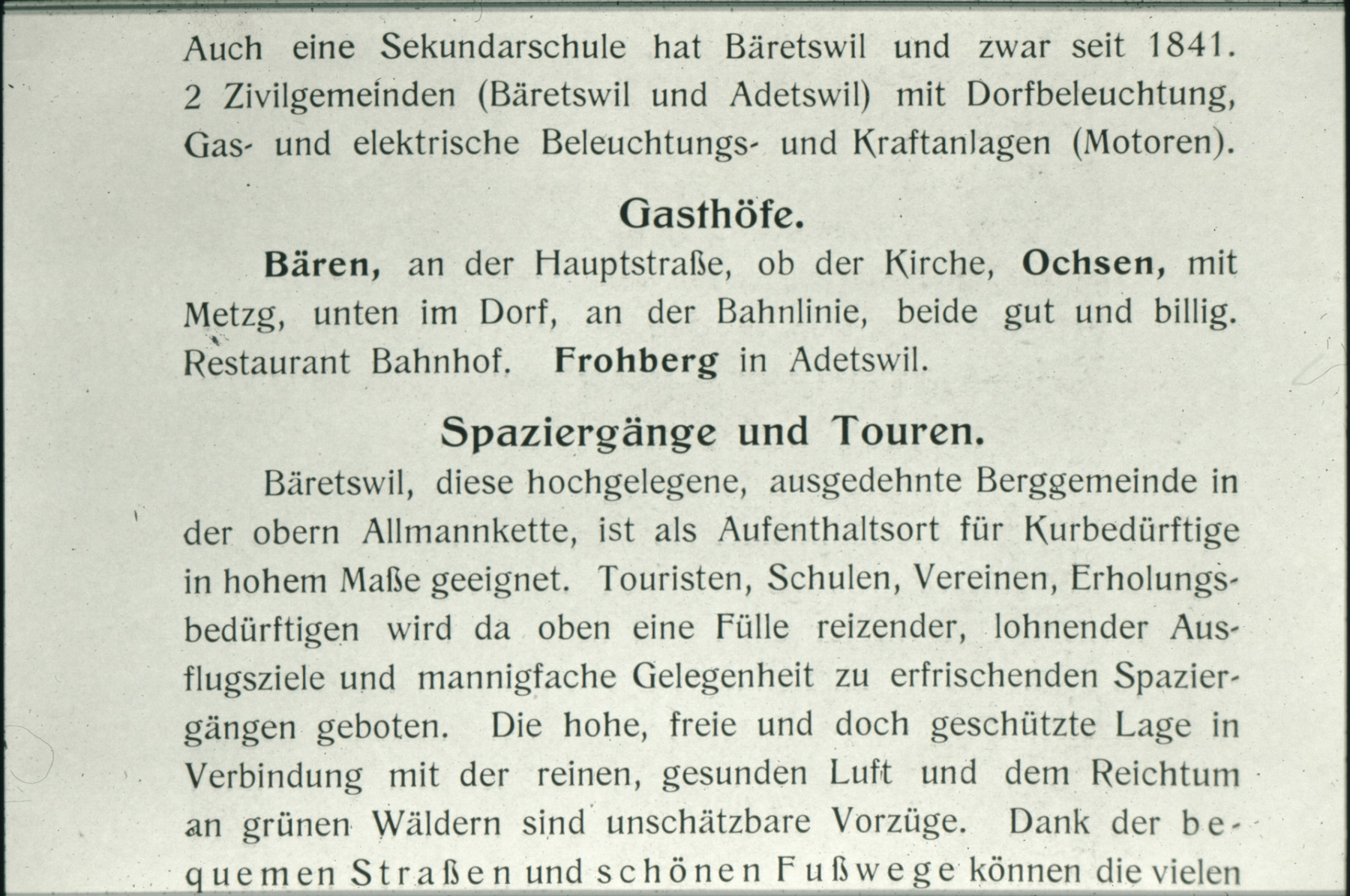 Das Zürcher Oberland, G.Strickler, 1913 - Sei mir gegrüsst…