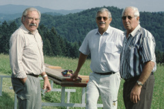 Jakobsberg vlnr Bert Hubmann, H.P.Hulliger, Hans Koller