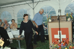 Jubiläumsfeier VVB Jakobsberg, Hans Koller, Priska Bischofberger