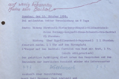 VVB Herbstwanderung auf den Bachtel 1958