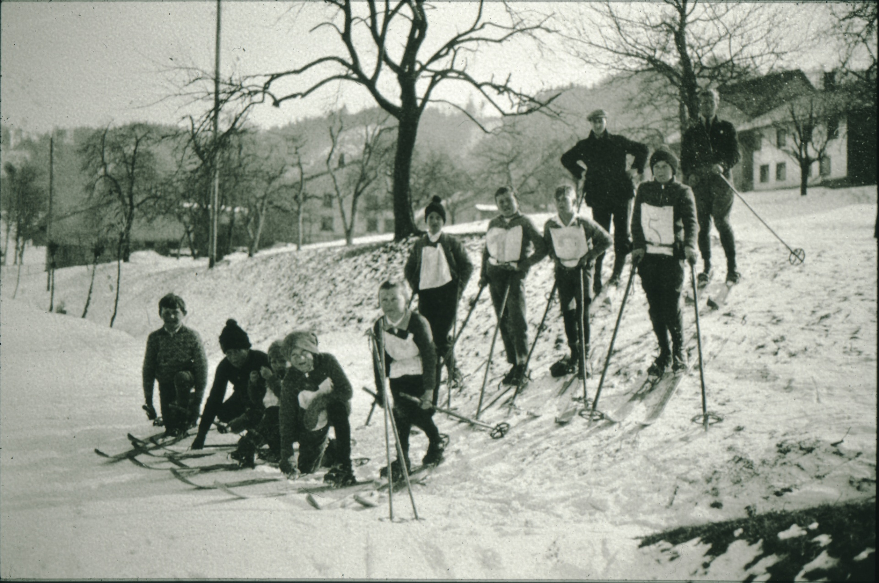 Schüler Skifahren in Wappenswil, imHG Haus Dubach (im 