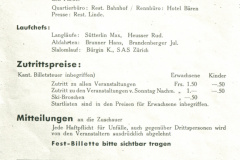 ZO Verbandsskirennen 1936, Organisation