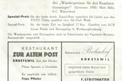 ZO-Verbandsskirennen, Preise Inserate
