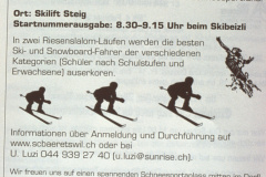 Inserat Bä-Po, Skirennen Steig