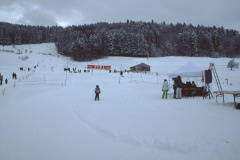 Steig mit Skilift