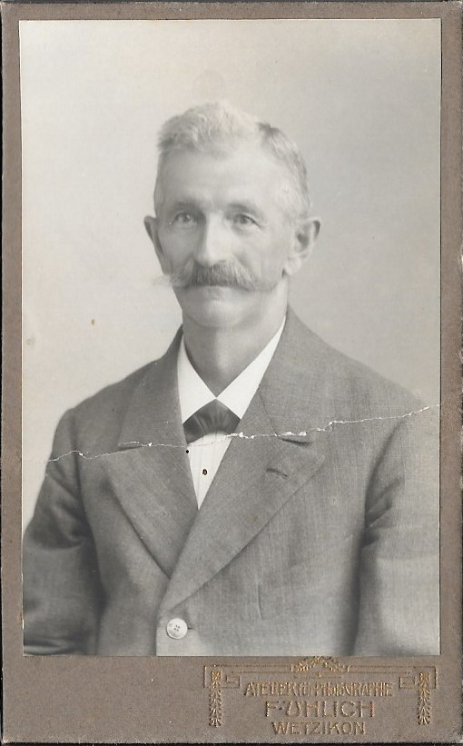 Jakob Pfenninger-Egli (Nov. 1870 - 5.10.1940), Wappenswil (Vater von Jakob Pfenninger-Brunner)