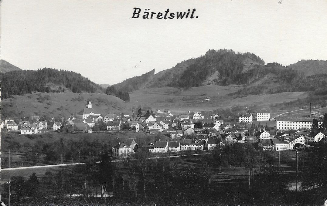 Blick von der Breitenmatt auf Bäretswil