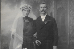 Hochzeitsfoto Paulina (*15.7.1898) u. Jakob (*1895) Pfenninger-Brunner