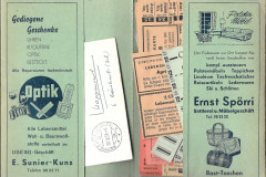 Rationierungs-Karten für Fam. J. Pfenninger-Brunner, Wappenswi