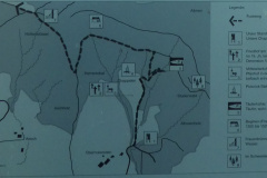 Infotafel 1: Die Täuferhöhle, Karte mit Legende