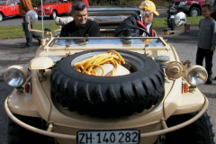 Treffen der Bäretswiler Oldtimer-Freunde, Albert Wyss mit Schwimmauto