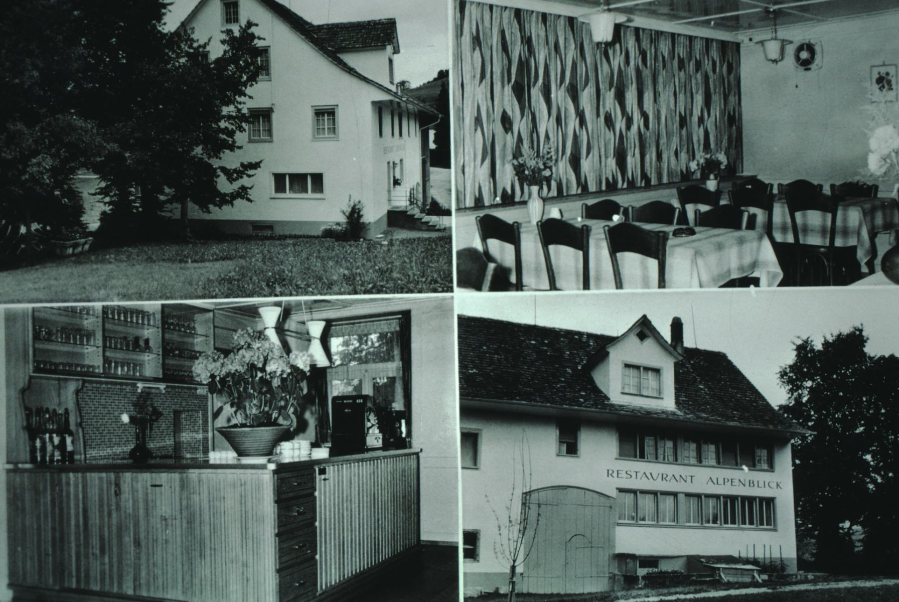 Restaurant Alpenblick, Hr+Fr Bitschnau 1942-1962, Ida Bitschnau(-Kunz) 1962-1980