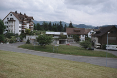 Neuer Wohnblock (ehem Lüthi) und ehem Restaurant Alpenblick