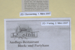 ZO. ,Rosinli ab heute wieder offen'