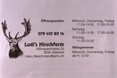 Neue Besenbeiz Ludi's Hirschfarm