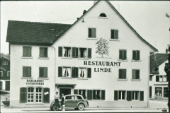 Restaurant Linde & Bäckerei vor 1934