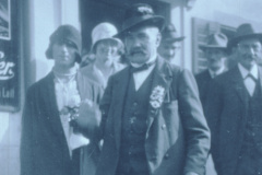 Linde, René Bachmann und ,Braut' Rosa Schelldorfer