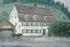 Gasthof Ochsen, nach Foto von Reinhard Muggli