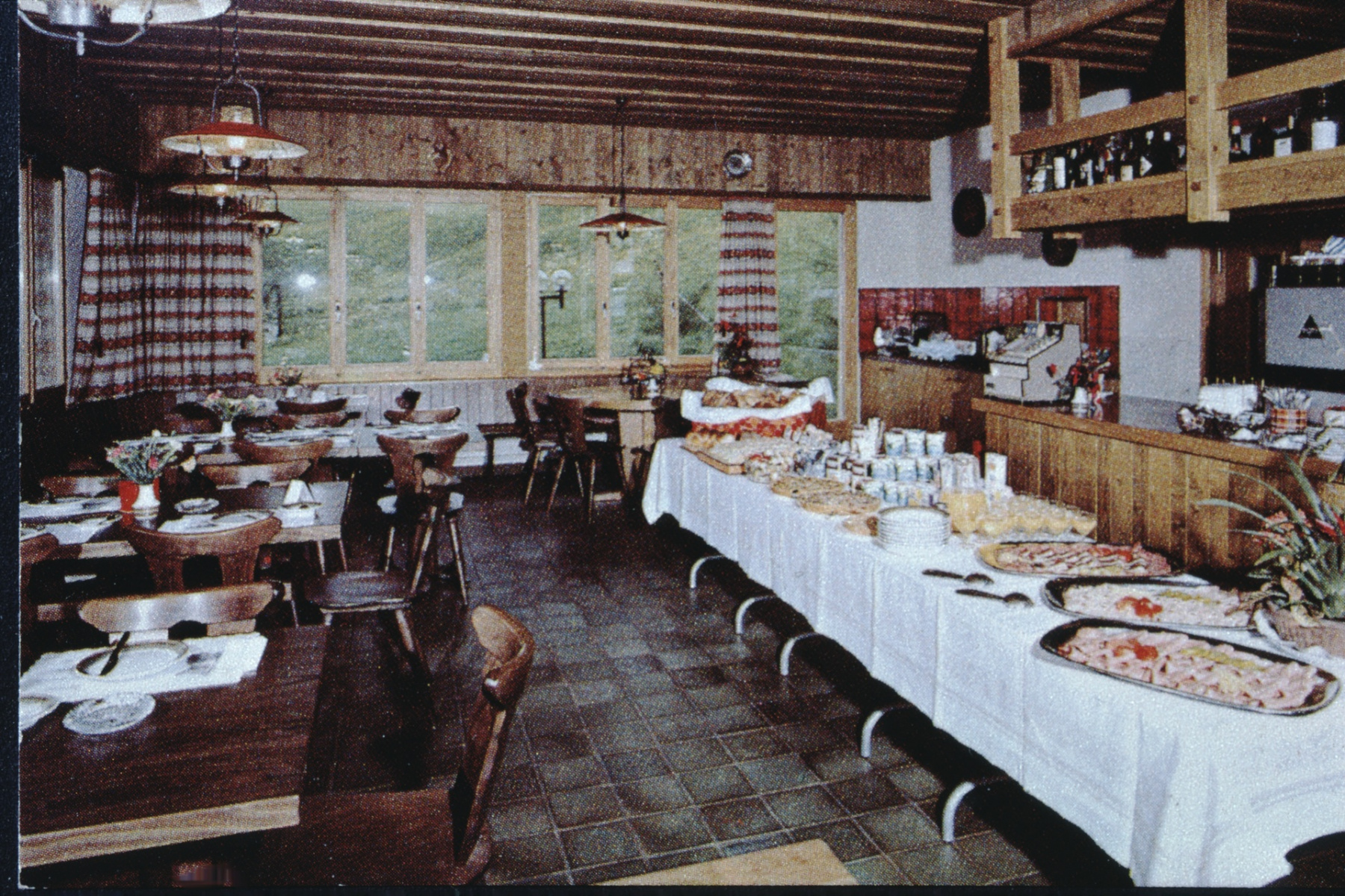 Postkarte Restaurant Berg, Ghöch, 975m