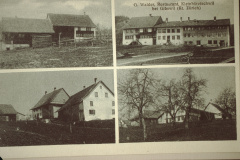 Ansichtskarte Kleinbäretswil - Underhus, Chloschter (mit rt Wirtschaft, Sitzung 1910) und Dörfli (Im Grossen)
