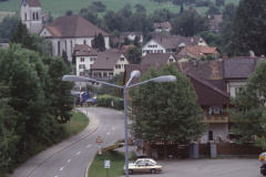 Adetswilerstr, Blick vom Glockenturm der neuen Kath. Kirche Adetswilerstr, Blick vom Glockenturm der neuen Kath. Kirche