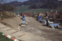 Bau der Grundstrasse