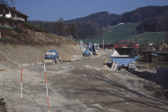 Bau der Grundstrasse Bau der Grundstrasse