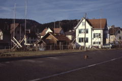 Bahnhofstr, Liegenschaft Buchmann mit Baugespann