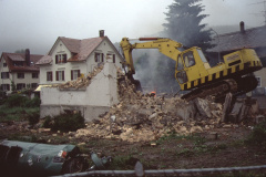 Bahnhofstr, Abbruch Haus Buchmann, Blick auf Schuhhaus Schüpbach