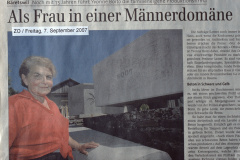 Als Frau in einer Männerdomäne, Yvonne Boito (10.02.1932 - 16.01.2026)