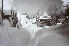 Das «Rote Haus» im Winter