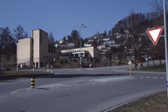 Lettenkreuzung mit kath. Kirche
