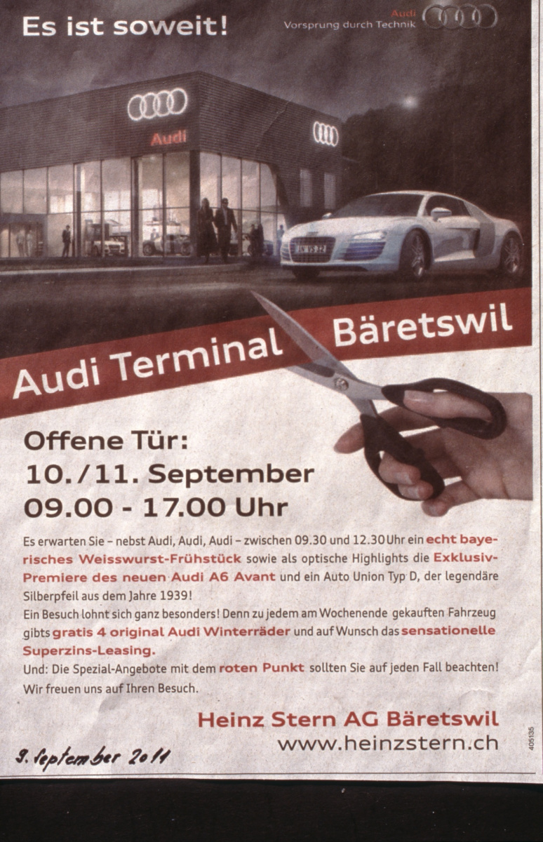 Audi im Terminal