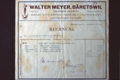 Walter Meyer, Drogerie, Fortuna Rechnung für Kirchengutsverwaltung