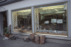 Schaufenster «Vollwertige Wildchrüter Chuchi», Baumastrasse