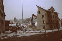 Abbruch Haus Papeterie Brunner