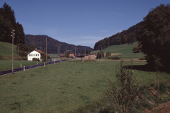 Baumastr, Schützenhaus mit Baugespann (Blick von Garage Stern Rtg Bussenthal)