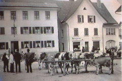 ,Der letzte Viehmarkt auf dem Lindenplatz'