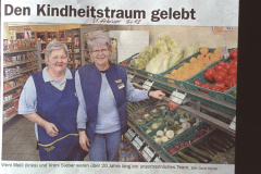 Volg Laden, Pensionierung von Frau V.Meili