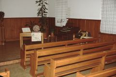 Friedenskirche Gottesdienstraum