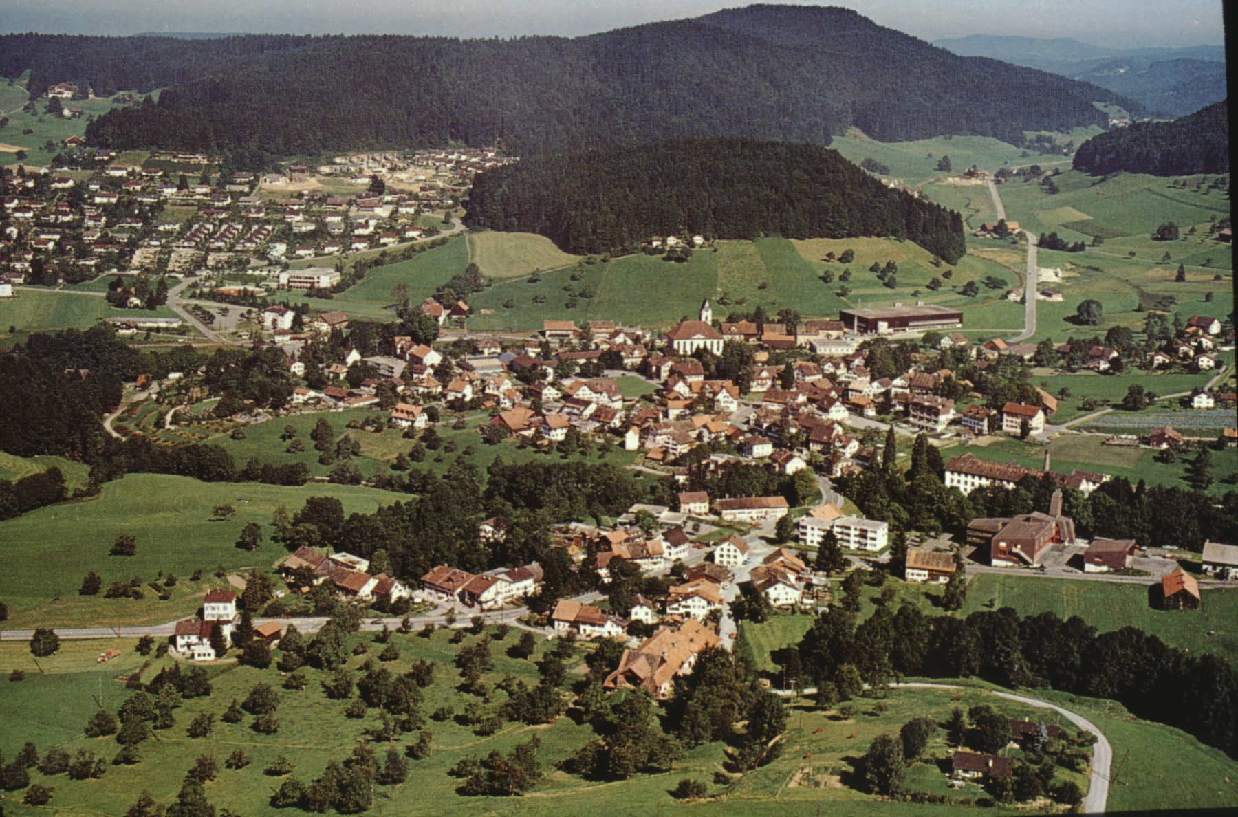 Luftaufnahme Postkarte Bäretswil